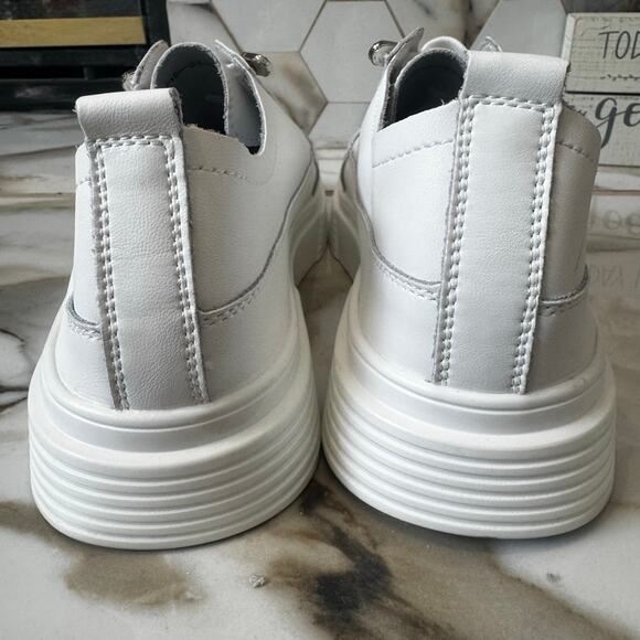 Bonavi Anti-stress Skateboard Sneakers Sz 39 Crystal Embellished Lace Eyelets - Picture 9 of 15